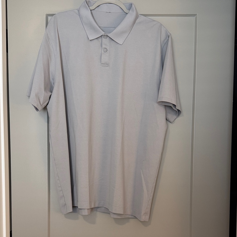 Lululemon Athletica Men's Gray Polo Shirt